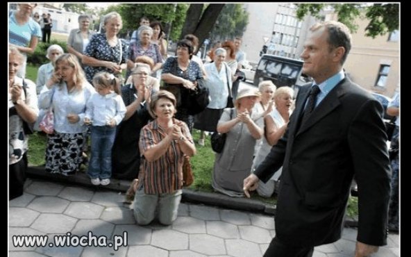 Nie na białym koniu, ale wszędzie jest witany