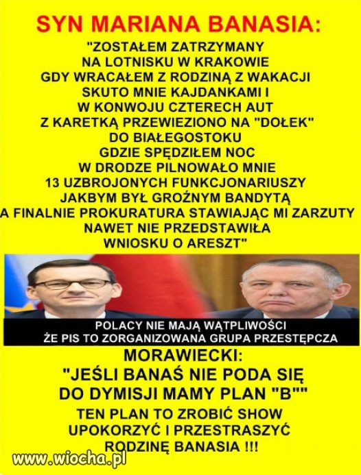 Metody rodem z czasow UB w PRL...