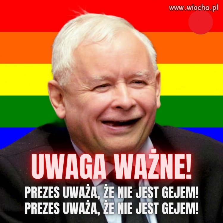 Nie jest, bo on tak uważa ... 