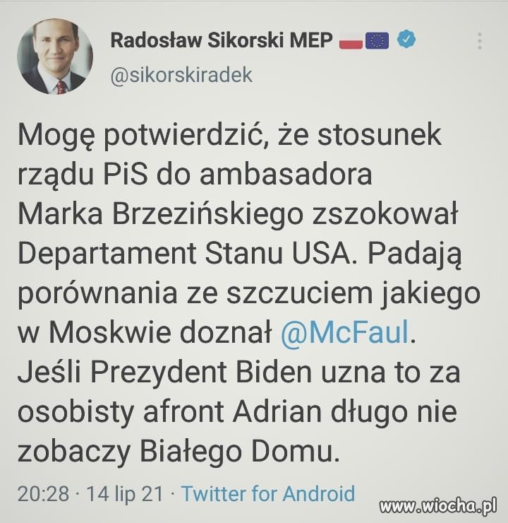Nawet toalety nie zobaczy 