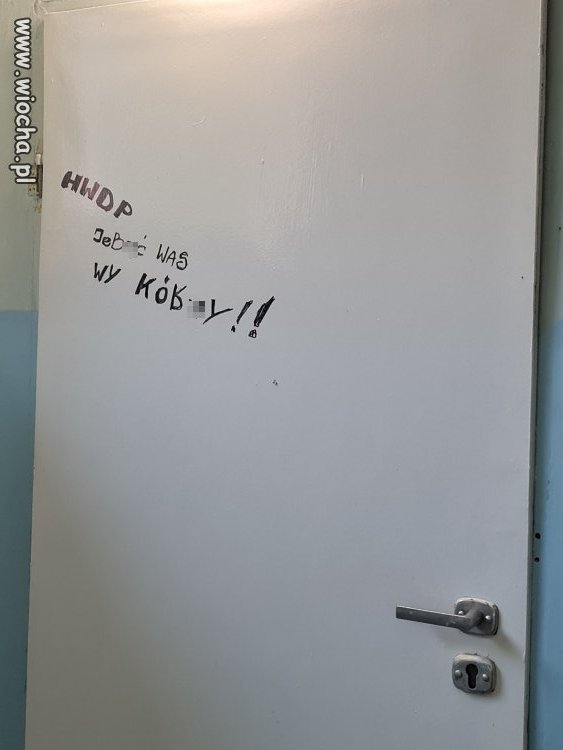 Takie tam zniszczone drzwi...