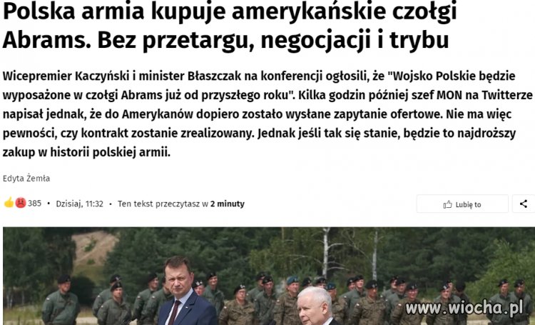 Już się chwalą że kupili