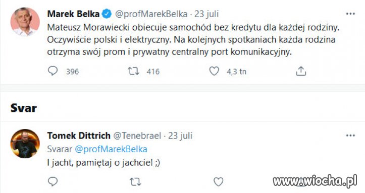 Marek Belka celnie kpi z Morawieckiego