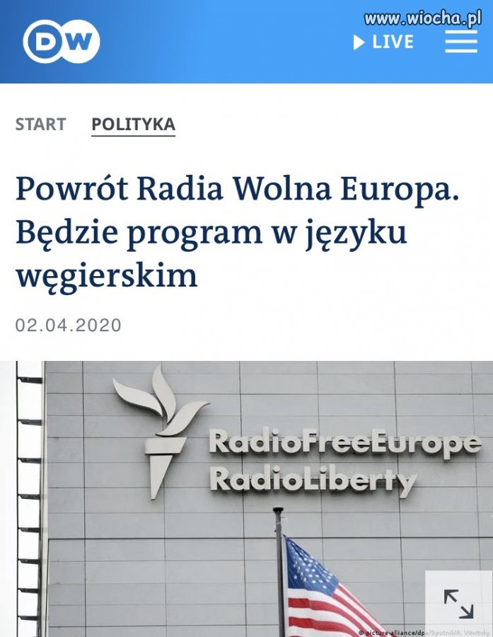 Po 27 latach na Węgry wraca Radio Wolna Europa. 