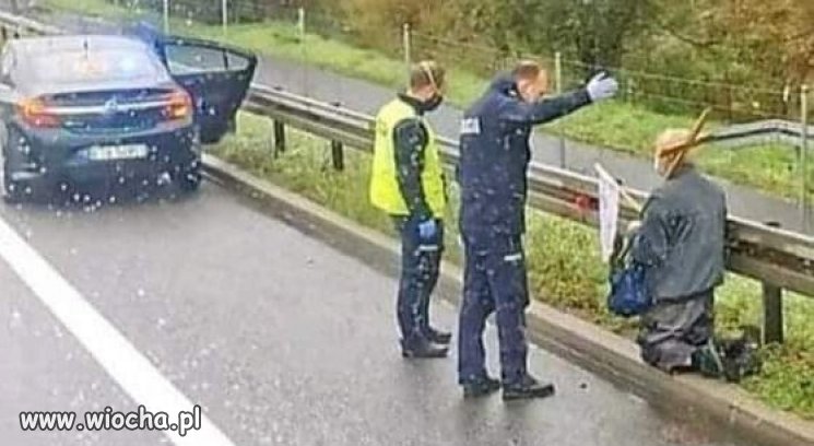 Tymczasem na A4, w drodze do Częstochowy...