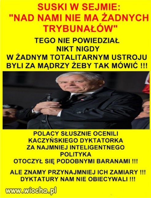 Kaczynski i spolka...ludzi specjalnej troski!