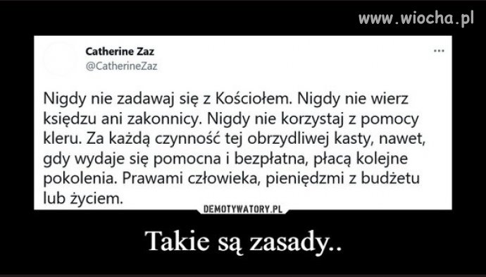 Jak uniknac hipokryzji i zaklamania sekty kosciola
