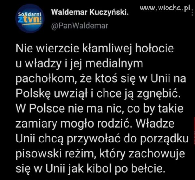 Unia i tak Polske PiSu, zbyt łagodnie traktuje...