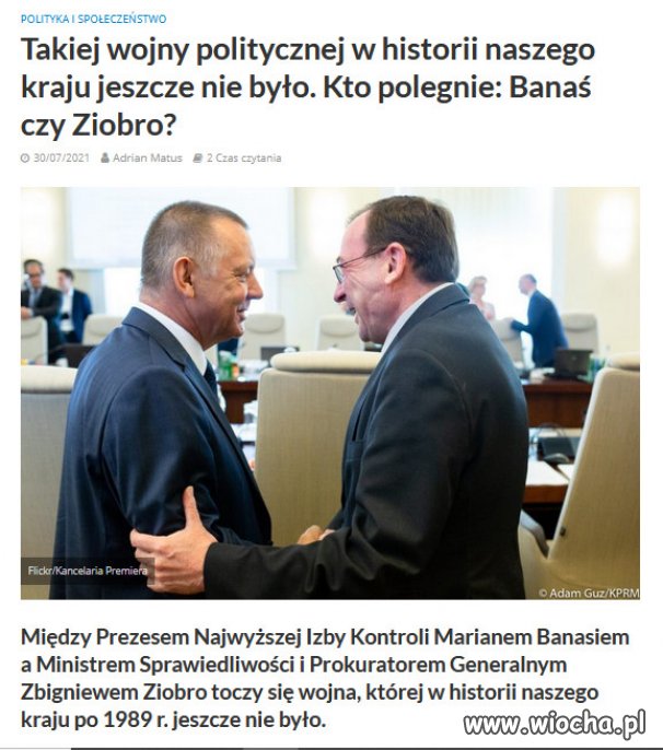 W interesie nas wszystkich jest, aby Marian Banaś 