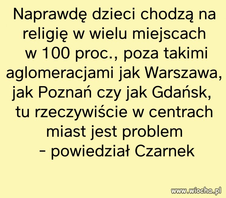 Dalczego dla ministra edukacji to jest problem?