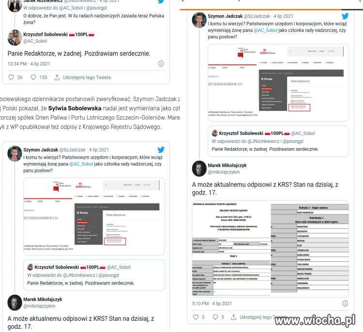 Prymitywne i bezczelne kłamstwo głupiego pisa