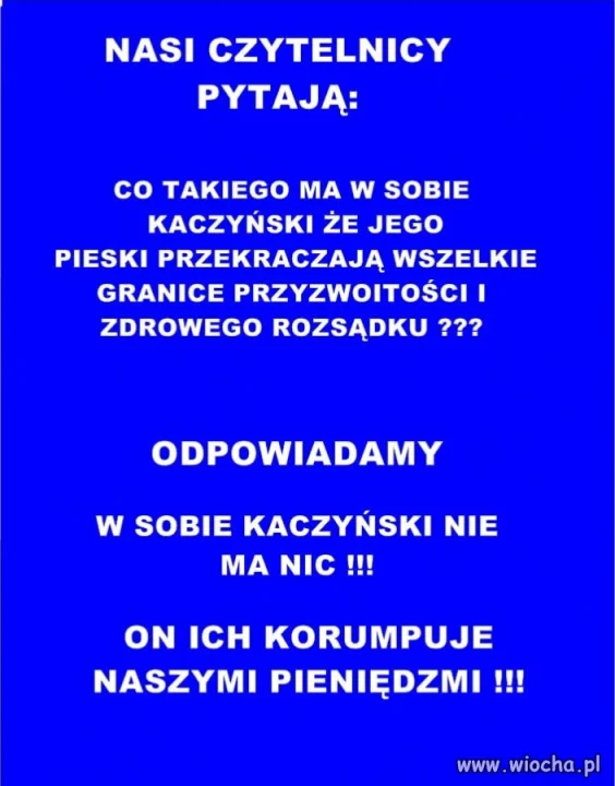 Dziś pytanie, dziś odpowiedź ...