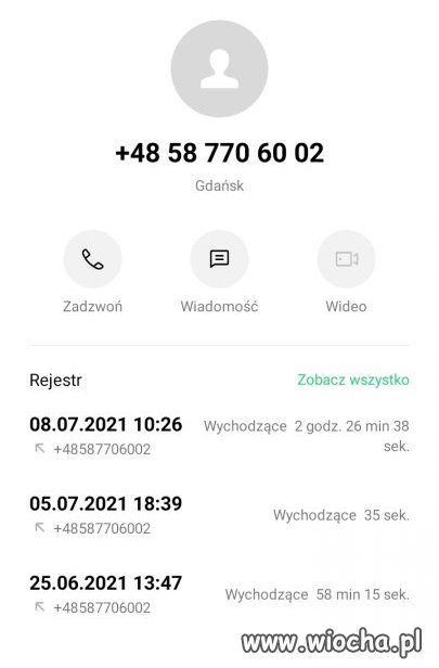 Infolinia wakacje.pl 2 godz. 26 min 38 sek. 