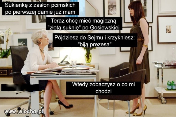 Sukienkę Gosiewskiej chcę mieć 