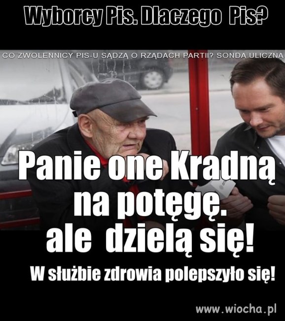 Sondaż uliczny.