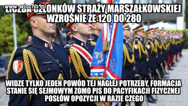 Sejmowe ZOMO kontratakuje