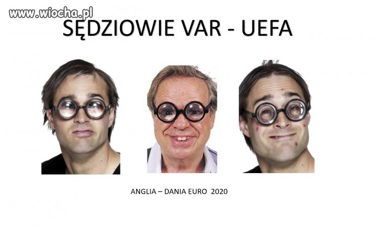 Sędziowie na Euro mecz Anglia - Dania 