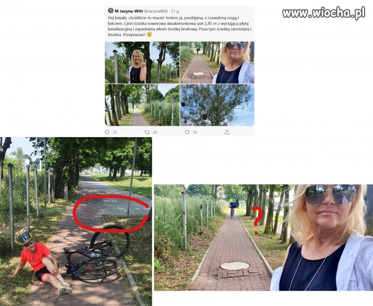 Gdzie chodnik? Pytam dla kolegi.
