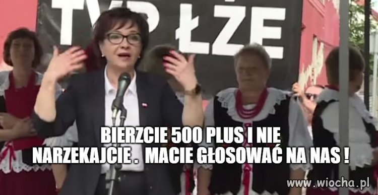 ... i gęba w kubeł 