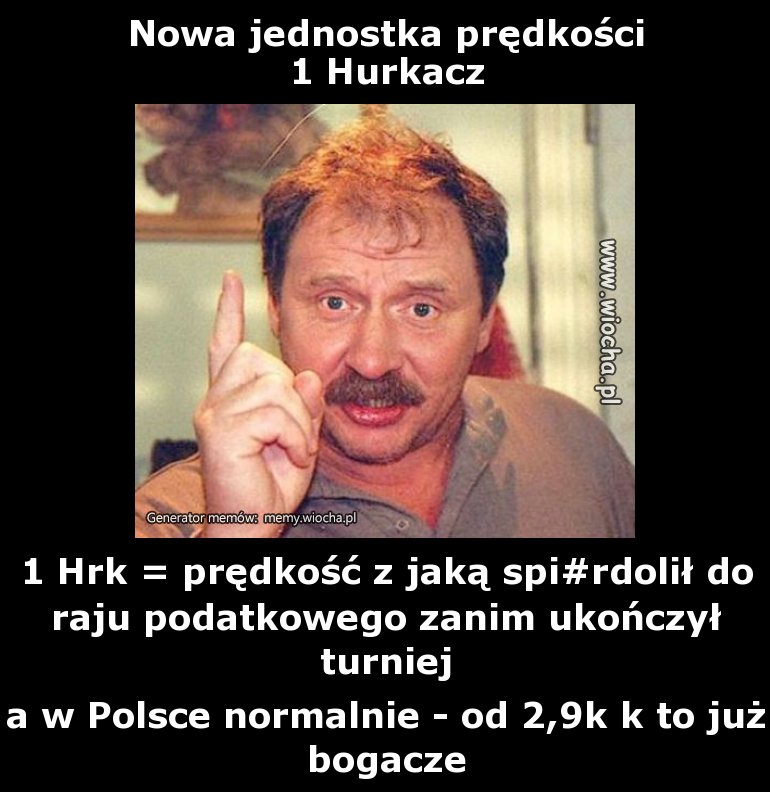Nowa jednostka prędkości
1 Hurkacz