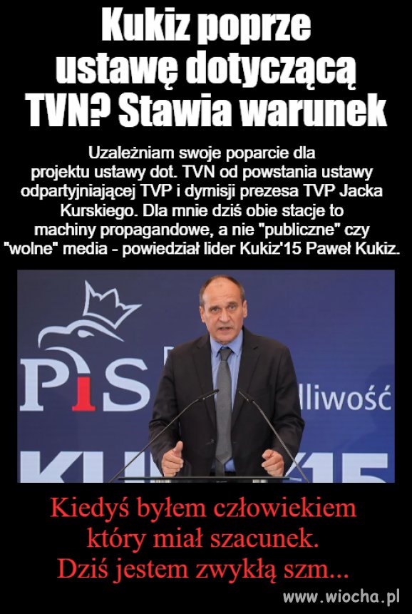 Kiedyś miałem szacunek 