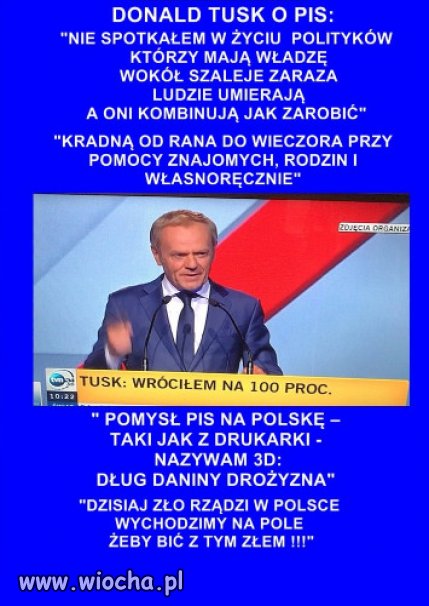 Polityka PiSu jest oparta na klamstwach i zlodziejstwie!