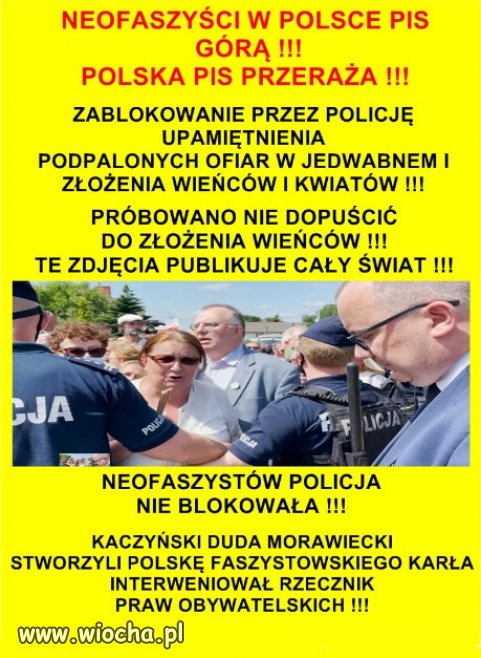 Tak PiS  chce zmieniać historię...zakłamując fakty