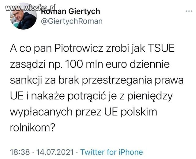 No właśnie, też jestem ciekaw
