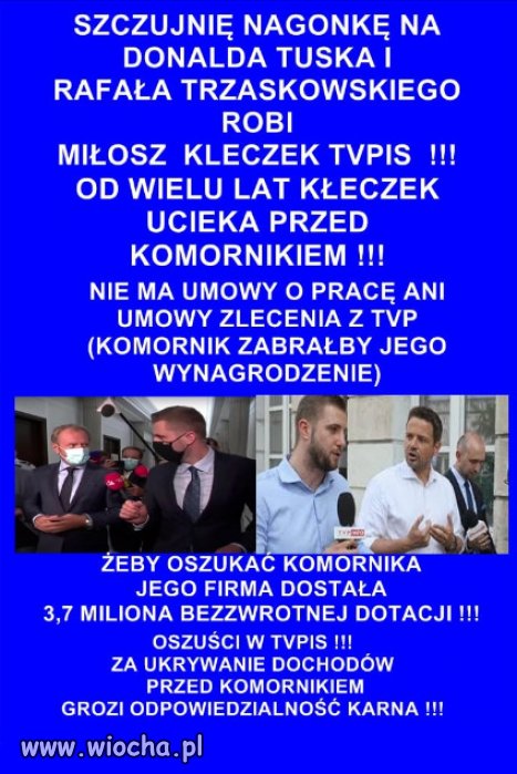 Tak dziala szczujnia propagandy PiSu Kaczynskiego!