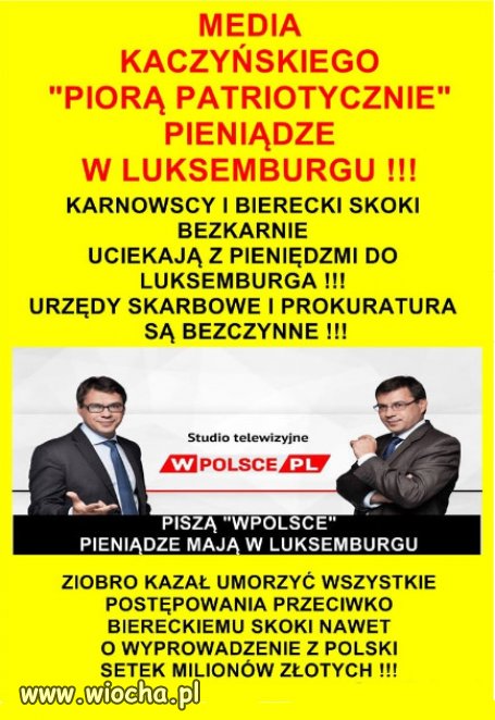 Tak PiS pierze ukradzione pieniądze z podatków...