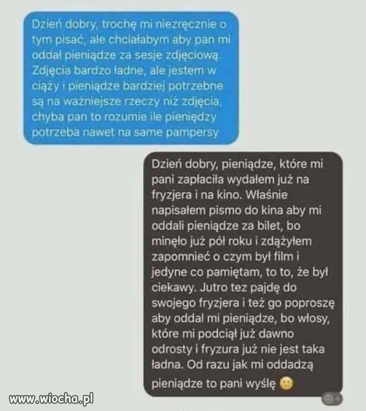 Jeżeli to prawda, to laska jest mega dzbanem