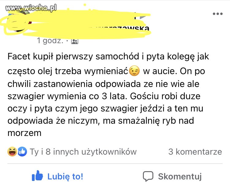 A Ty co ile wymieniasz olej ?