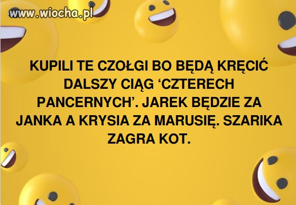 Niewykluczone że to pomysł Antoniego