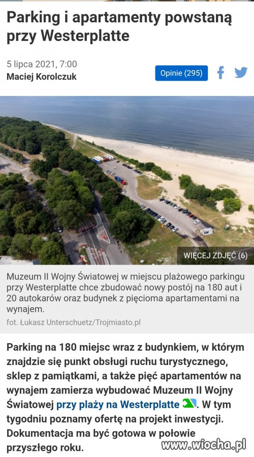 Wielkie słowa a chodzi o kasę i deweloperkę