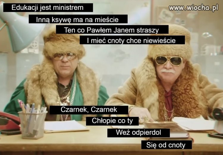 Czarnek dba o cnotę ...