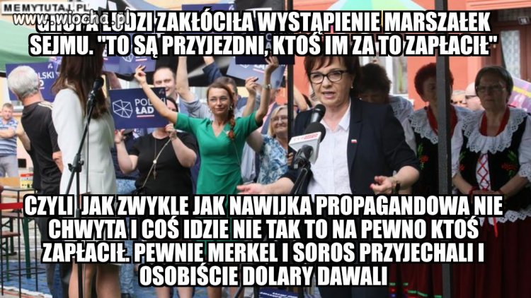 Ach ta zła opozycja która kasę przyjmuje 