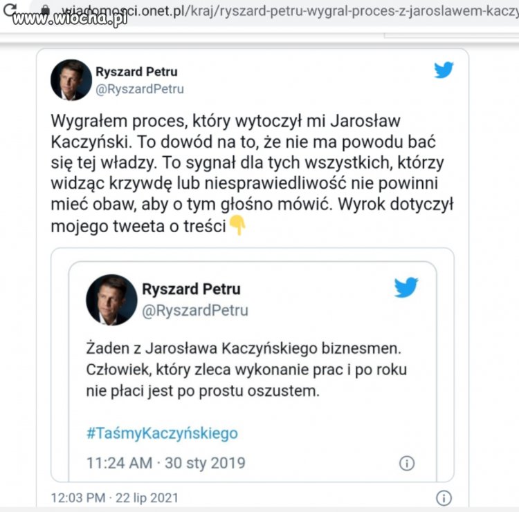 Oszust Jarosław, oto oficjalny tytuł towarzyski pewnego pana