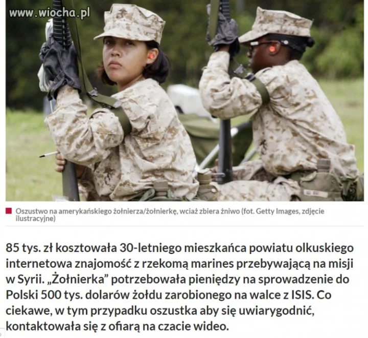 Uwaga na żołnierki
