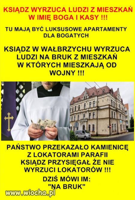 To te chrześcijańskie wartości...sekty kościoła!