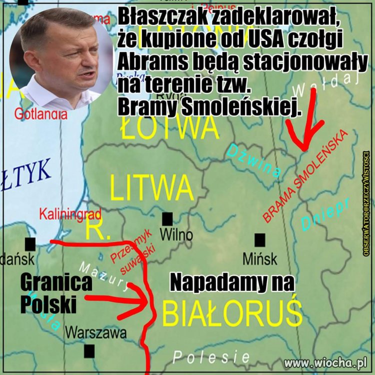 Odezwał się ruski dureń Kaczyńskiego i minister propagandy obronnej.