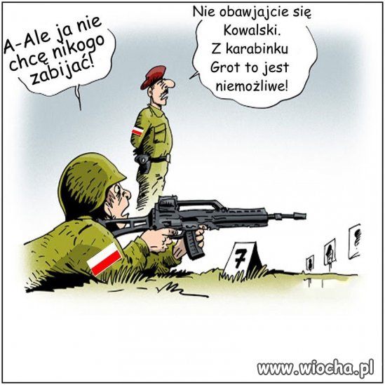 Wal śmiało Kowalski.