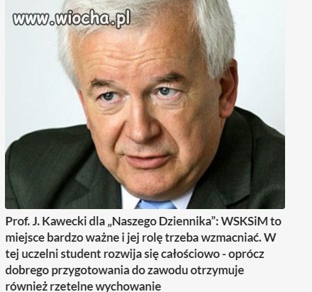 Wykształcili i wychowali misiewicza