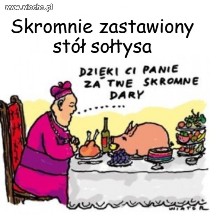 Stół sołtysa 