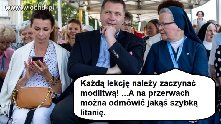 Czarnek u swoich doradców