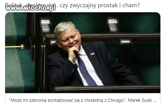 Ciekawe czy dalej będzie skłonny do żartów