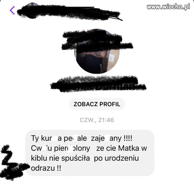 Język tolerancji i miłości ze strony ‘’obrońcy życia’’. 