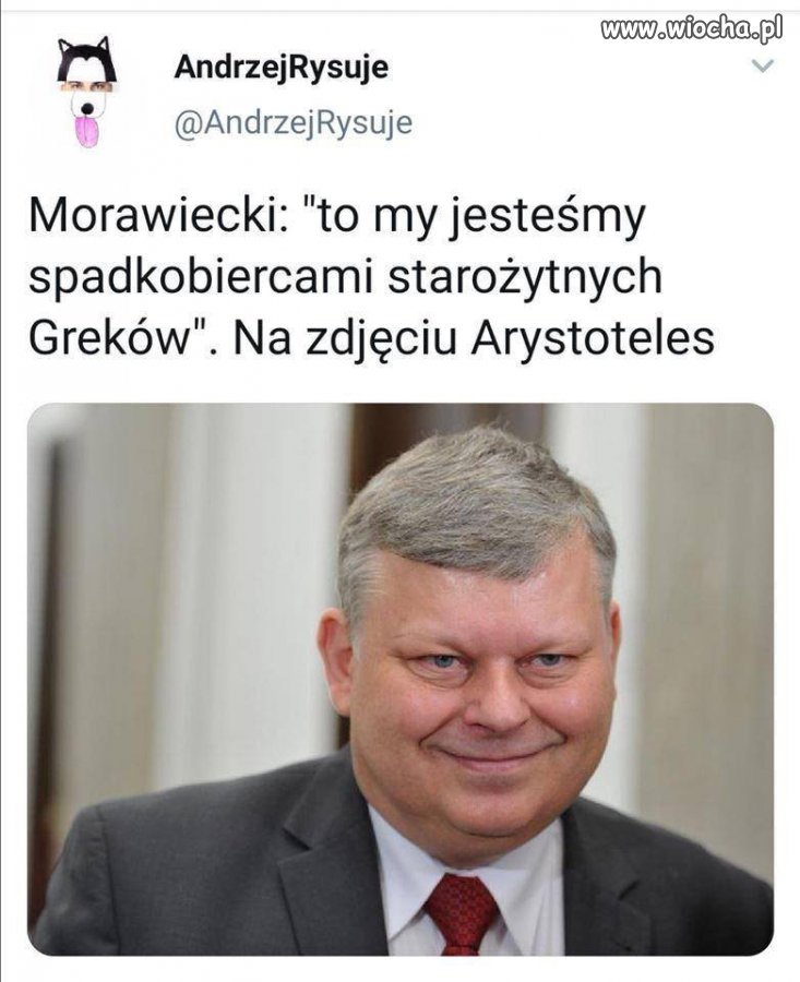 Był Tales z Miletu a to jest Sedes z Bakelitu.