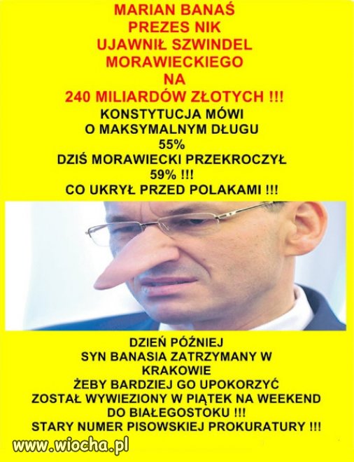 A Banas sie tylko rozgrzewa...ma 500 afer PiSu!