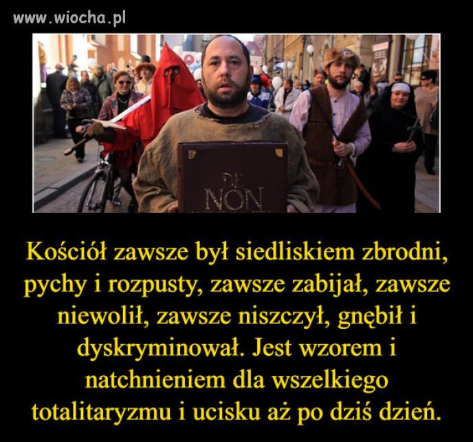 Wszystkie grzechy sekty kościoła, w imię miłości..