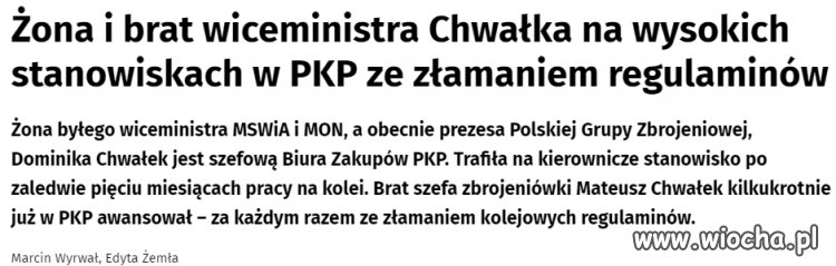 To na pewno były szczególne okoliczności